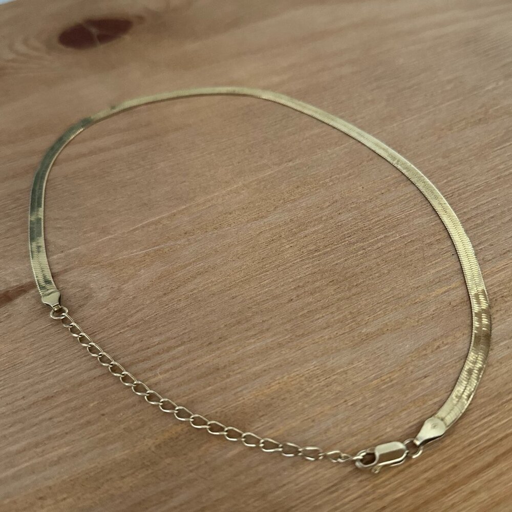 Rachel Lynn x Corri Lynn Herringbone Adjustable Necklace